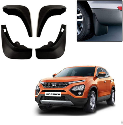 GS Grow n Shine Rear Mud Guard, Front Mud Guard For Tata Harrier 2019(Black)