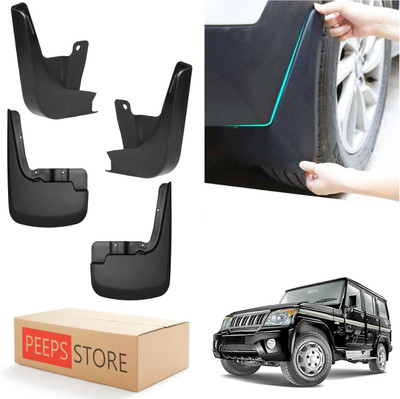 PEEPS STORE Mud Flap For MAHINDRA Bolero ZLX NA(Black)