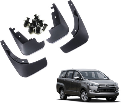 WolkomHome Mud Flap, Front Mud Guard, Rear Mud Guard For Toyota Innova Crysta NA(Black)