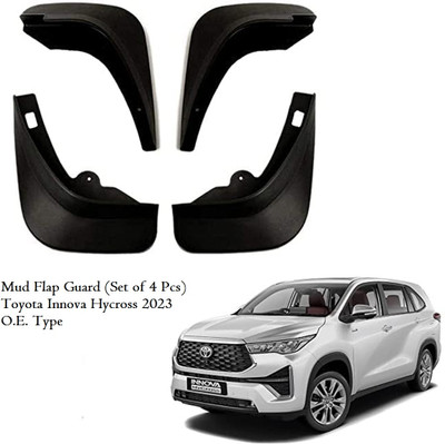 Smstrader Front Mud Guard, Rear Mud Guard For Toyota Innova NA(Black)