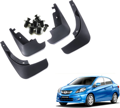 WolkomHome Mud Flap, Front Mud Guard, Rear Mud Guard For Honda Amaze NA(Black)