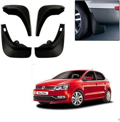 GS Grow n Shine Rear Mud Guard, Front Mud Guard For Volkswagen Polo 2017(Black)