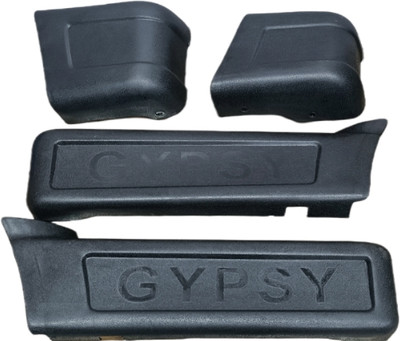Auto-Ex Front Mud Guard, Rear Mud Guard For Maruti Gypsy NA(Black)