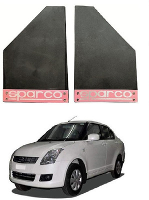 OOLTAH PAHIYA Rear Mud Guard, Front Mud Guard For Maruti Swift Dzire 2008(Black)