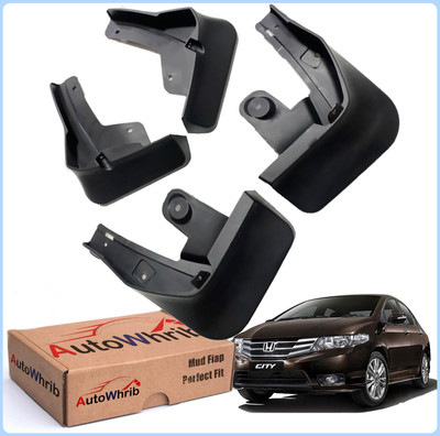 Autowhrib Mud Flap For Honda New City i-VTEC NA(Black)