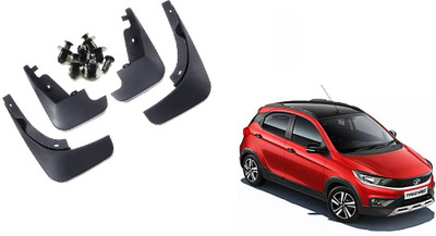 Uneestore Front Mud Guard, Rear Mud Guard For Tata Tiago NRG Petrol NA(Black)