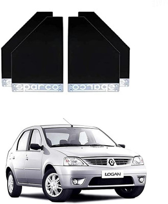GS Grow n Shine Rear Mud Guard For Mahindra Logan NA(Black)