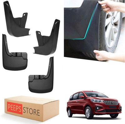 PEEPS STORE Mud Flap For Maruti Ertiga VXI CNG 2020(Black)