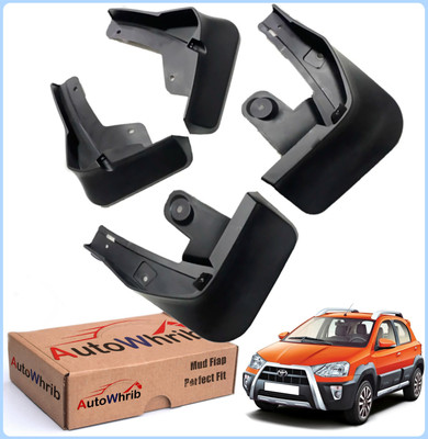 Autowhrib Mud Flap For Toyota Etios Cross NA(Black)