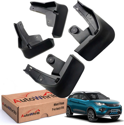 Autowhrib Mud Flap For Tata Nexon EV XM 2020(Black)