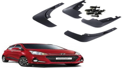 shopdream Rear Mud Guard, Front Mud Guard For Indian i10 2014, 2017(Black)