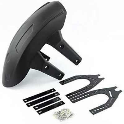 RACER'S EDGE Rear Mud Guard For Universal For Bike Universal For Bike NA(Black)