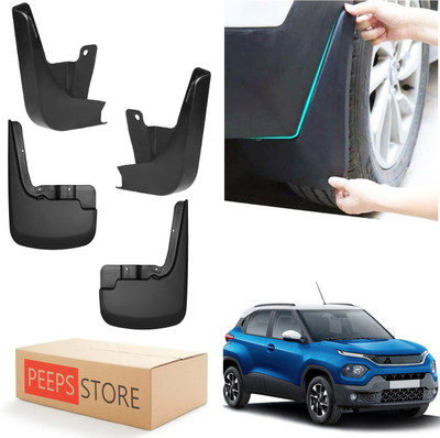 PEEPS STORE Mud Flap For Tata NA 2021(Black)