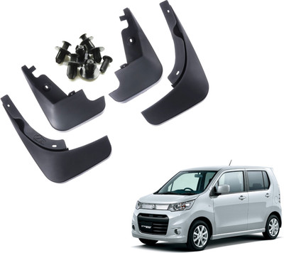 CARMART Mud Flap, Front Mud Guard, Rear Mud Guard For Maruti WagonR Stingray NA(Black)