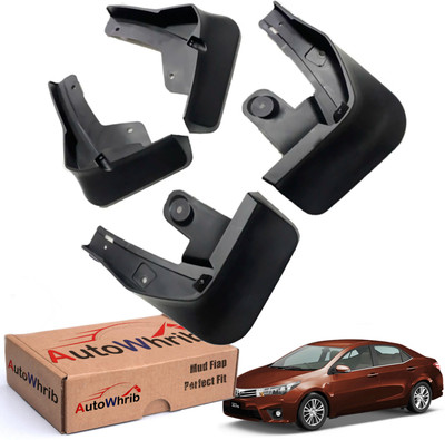 Autowhrib Mud Flap For Toyota Corolla Altis 2015(Black)