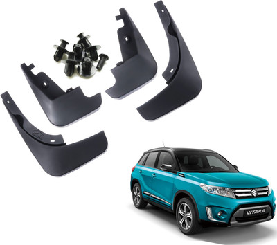 WolkomHome Mud Flap, Front Mud Guard, Rear Mud Guard For Maruti Grand Vitara NA(Black)