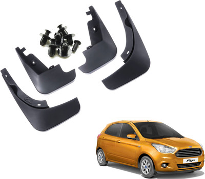WolkomHome Mud Flap, Front Mud Guard, Rear Mud Guard For Ford Figo 2015(Black)