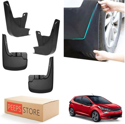 PEEPS STORE Mud Flap For Tata Altroz XM Diesel 2023(Black)