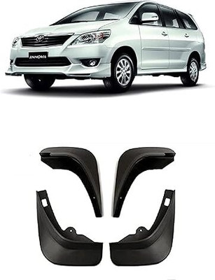Uneestore Front Mud Guard, Rear Mud Guard For Toyota Innova 2013, 2014(Black)