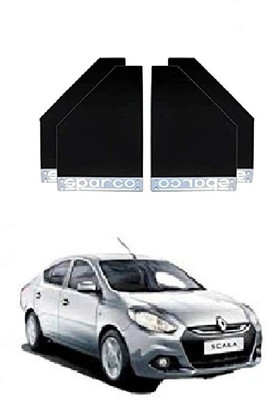 GS Grow n Shine Rear Mud Guard For Renault Scala NA(Black)