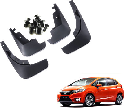 WolkomHome Mud Flap, Front Mud Guard, Rear Mud Guard For Honda Jazz 2015(Black)