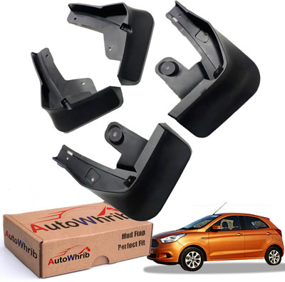 Autowhrib Mud Flap For Ford Figo 2015(Black)