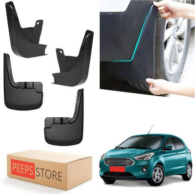 PEEPS STORE Mud Flap For Ford Figo 1.5D Titanium Plus MT 2020(Black)