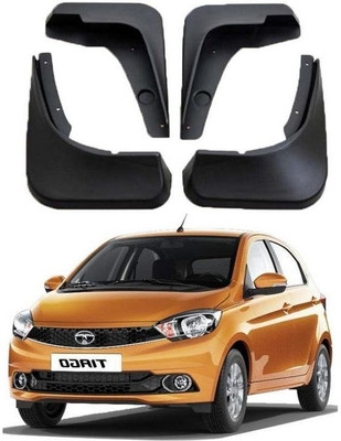 ANAYA G Front Mud Guard, Rear Mud Guard For Tata Tiago NA(Black)