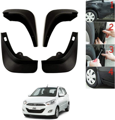 Goodzup Front Mud Guard For HYUNDAI Grand I10 Nios Magna U2 1.2 CRDi 2021(Black)
