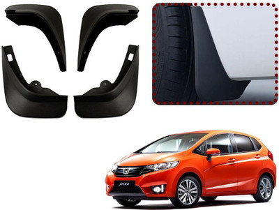 shopdream Front Mud Guard, Rear Mud Guard For Honda Jazz 2015(Black)