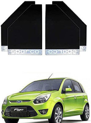 GS Grow n Shine Rear Mud Guard For Ford Figo NA(Black)