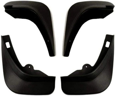 shopdream Rear Mud Guard, Front Mud Guard For Tata Tiago 2015, 2018, 2019, 2021, 2024(Black)