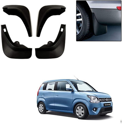 GS Grow n Shine Rear Mud Guard, Front Mud Guard For Maruti WagonR 2019(Black)