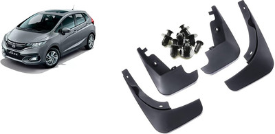 Uneestore Rear Mud Guard, Front Mud Guard For Honda Jazz 2014, 2020(Black)