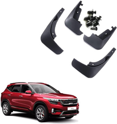 HUDMOZ Front Mud Guard, Rear Mud Guard For Kia Seltos NA(Black)