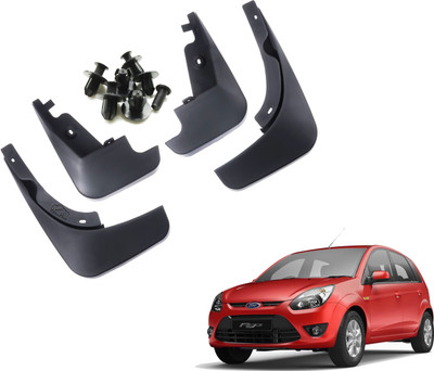 WolkomHome Mud Flap, Front Mud Guard, Rear Mud Guard For Ford Figo 2011(Black)