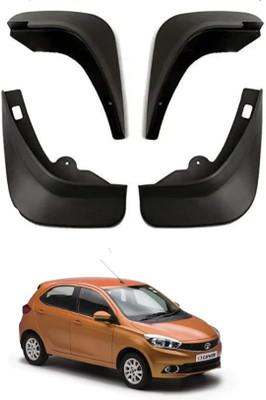 AutoZone Front Mud Guard, Rear Mud Guard For Tata Tiago 2019(Black)