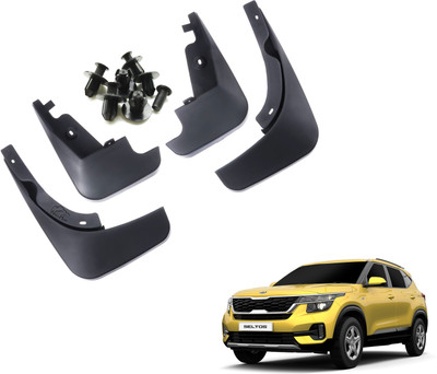 WolkomHome Mud Flap, Front Mud Guard, Rear Mud Guard For Kia Seltos NA(Black)
