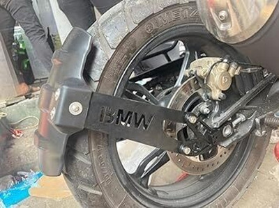 FAVOURITE RIDERS Rear Mud Guard For BMW G 310 GS 2021(Black)