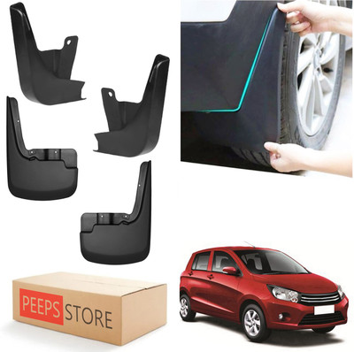 PEEPS STORE Mud Flap For Maruti Celerio VXI 2014(Black)