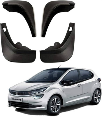 AutoZone Front Mud Guard, Rear Mud Guard For Tata Altroz XE Petrol 2021, 2020, 2022, 2023(Black)