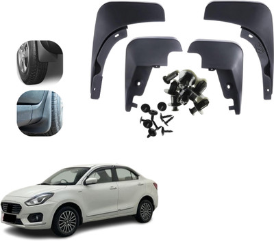 KYLO Mud Flap For Maruti Swift Dzire 2017, 2018, 2019, 2020, 2021, 2022, 2023, 2024(Black)