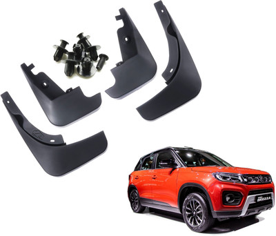 Decor S M Mud Flap, Front Mud Guard, Rear Mud Guard For Maruti Vitara Brezza LDi Diesel NA(Black)