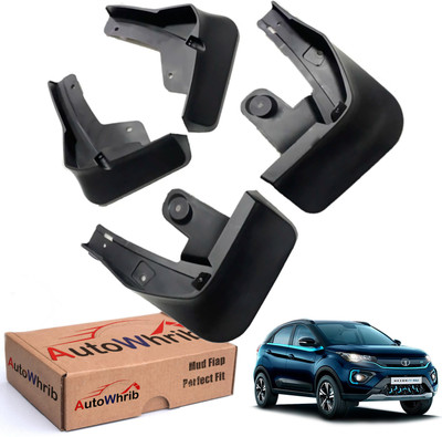 Autowhrib Mud Flap For Tata Nexon EV XM 2022(Black)