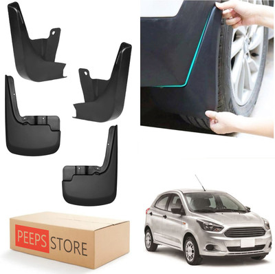 PEEPS STORE Mud Flap For Ford Figo 1.5P Titanium AT 2019(Black)
