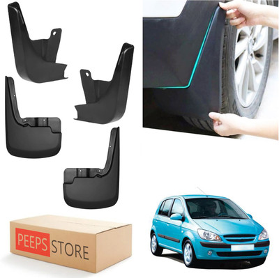 PEEPS STORE Mud Flap For Hyundai Getz 2007(Black)