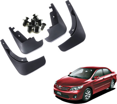 WolkomHome Mud Flap, Front Mud Guard, Rear Mud Guard For Toyota Corolla Altis NA(Black)