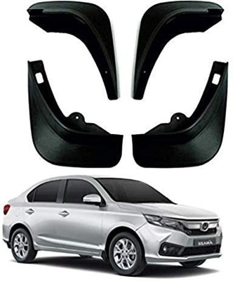 ANAYA G Front Mud Guard, Rear Mud Guard For Honda Amaze 2018(Black)