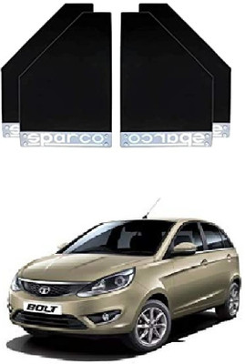 GS Grow n Shine Rear Mud Guard For Tata Bolt NA(Black)