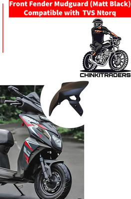 CHINKI TRADERS Front Mud Guard For Aprilia NA 2024(Black)